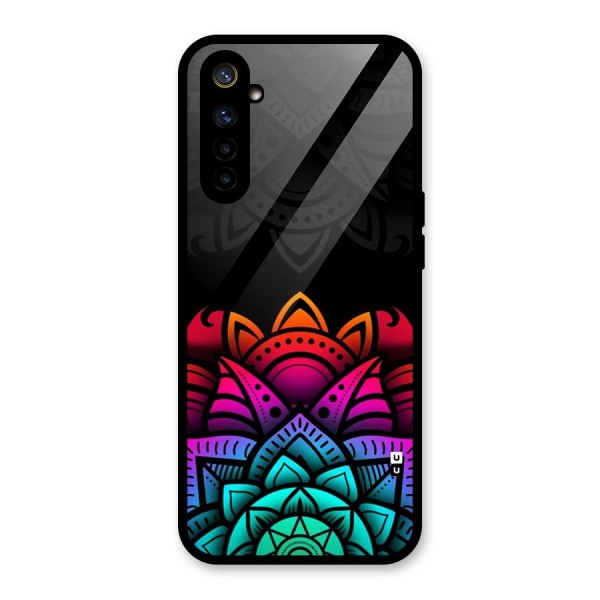 Wonderful Floral Glass Back Case for Realme 6