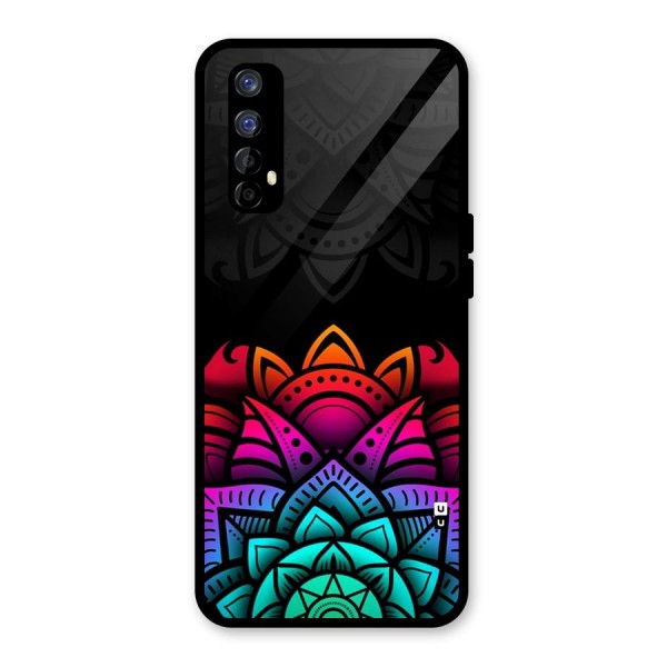 Wonderful Floral Glass Back Case for Realme 7