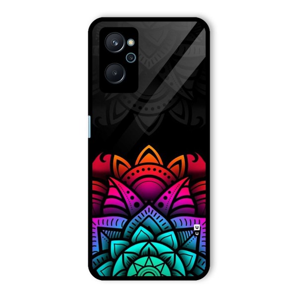 Wonderful Floral Glass Back Case for Realme 9i