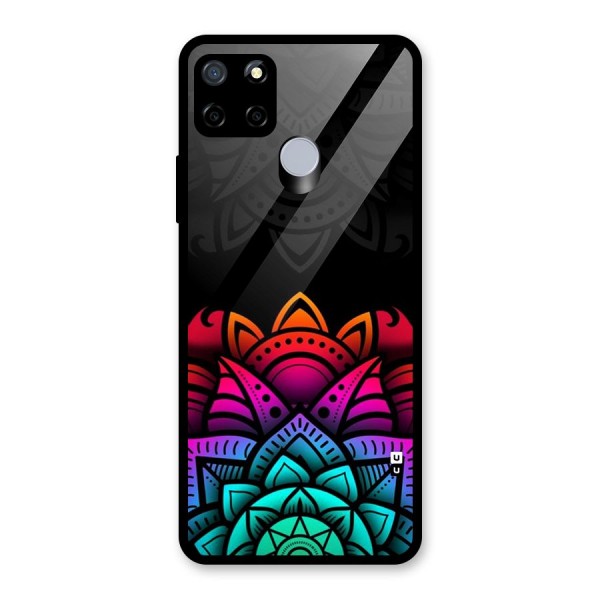 Wonderful Floral Glass Back Case for Realme C12