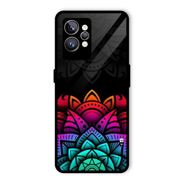 Wonderful Floral Glass Back Case for Realme GT2 Pro