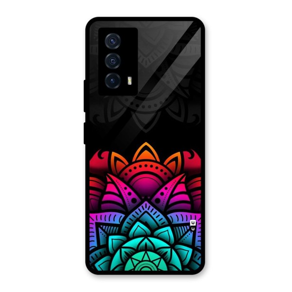 Wonderful Floral Glass Back Case for Vivo iQOO Z5