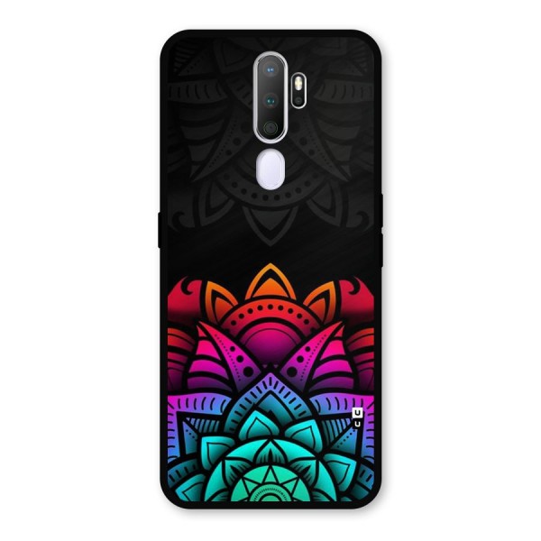 Wonderful Floral Metal Back Case for Oppo A9 (2020)