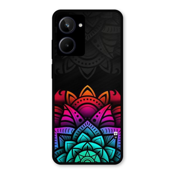 Wonderful Floral Metal Back Case for Realme 10