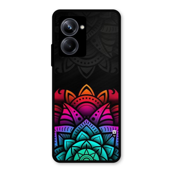 Wonderful Floral Metal Back Case for Realme 10 Pro