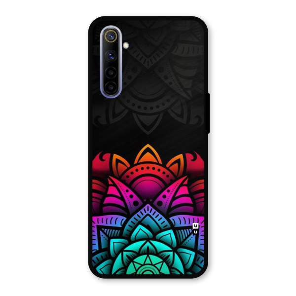 Wonderful Floral Metal Back Case for Realme 6