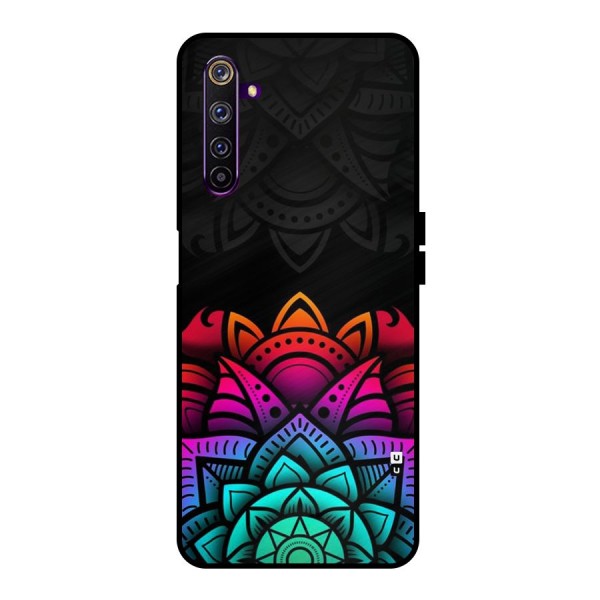 Wonderful Floral Metal Back Case for Realme 6 Pro