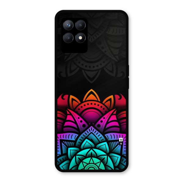 Wonderful Floral Metal Back Case for Realme 8i