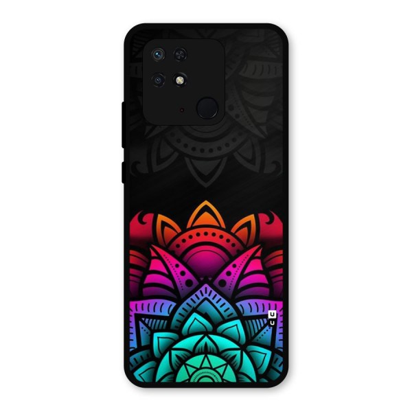 Wonderful Floral Metal Back Case for Redmi 10