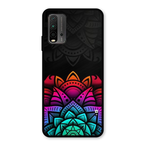 Wonderful Floral Metal Back Case for Redmi 9 Power