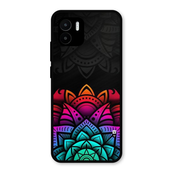 Wonderful Floral Metal Back Case for Redmi A1