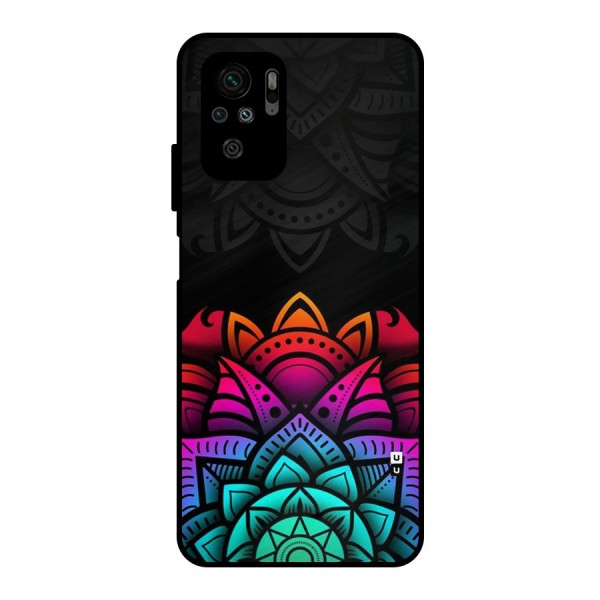 Wonderful Floral Metal Back Case for Redmi Note 10