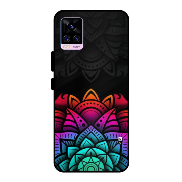 Wonderful Floral Metal Back Case for Vivo V20 Pro