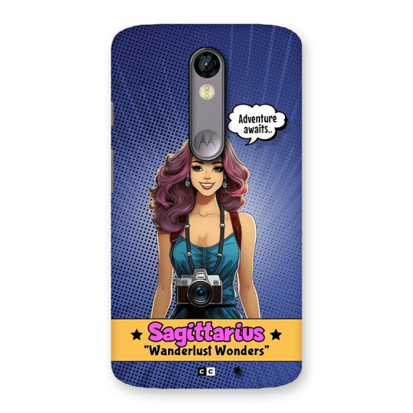 Wonderful Sagittarius Back Case for Moto X Force