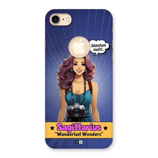 Wonderful Sagittarius Back Case for iPhone 8 Logo Cut