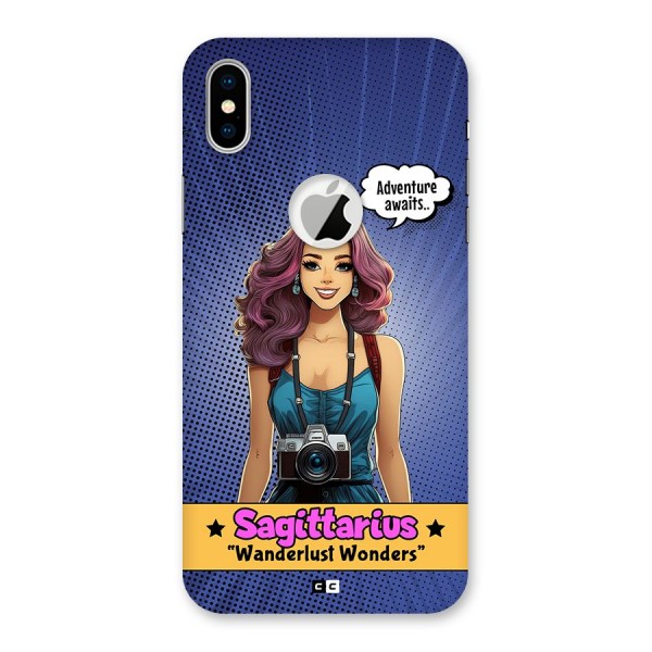 Wonderful Sagittarius Back Case for iPhone XS Logo Cut