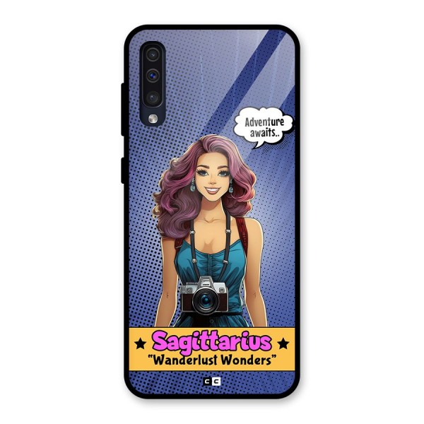 Wonderful Sagittarius Glass Back Case for Galaxy A50