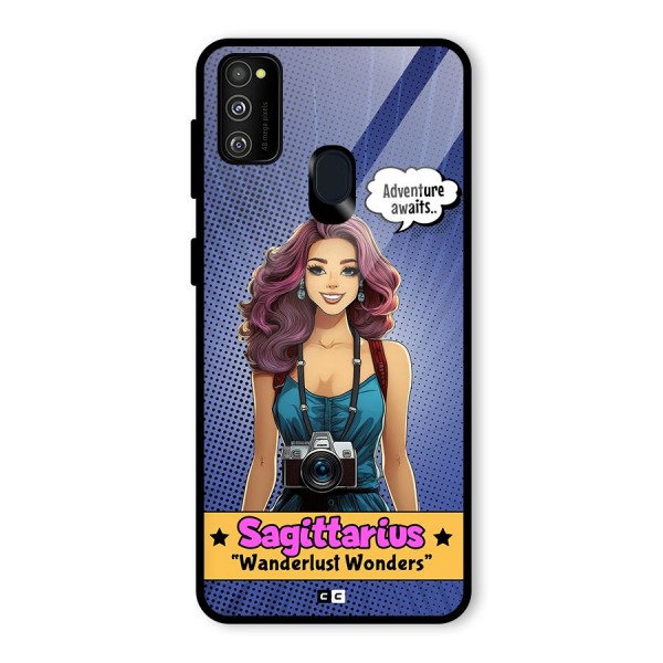 Wonderful Sagittarius Glass Back Case for Galaxy M30s