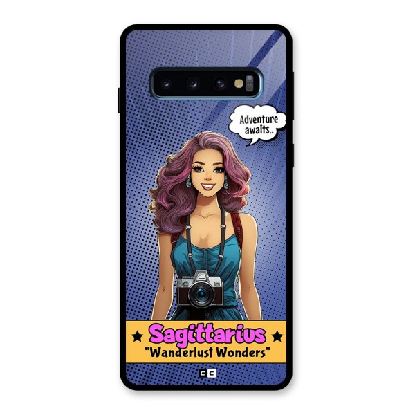 Wonderful Sagittarius Glass Back Case for Galaxy S10