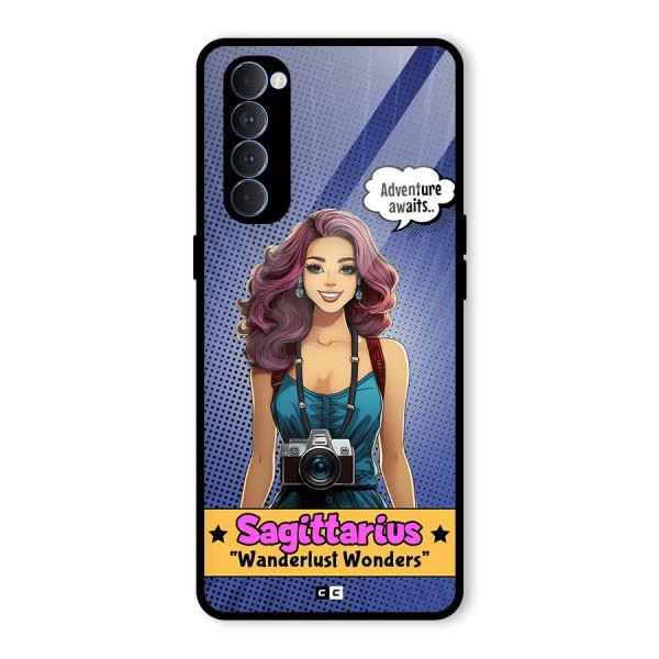 Wonderful Sagittarius Glass Back Case for Oppo Reno4 Pro