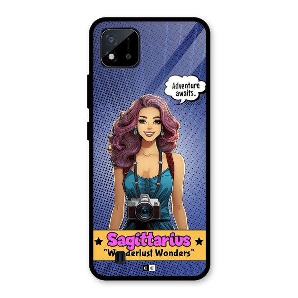 Wonderful Sagittarius Glass Back Case for Realme C11 2021