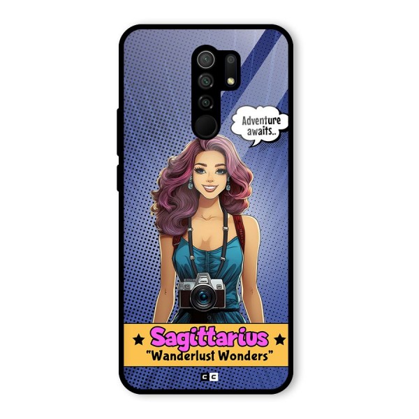 Wonderful Sagittarius Glass Back Case for Redmi 9 Prime