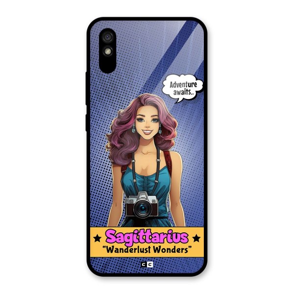 Wonderful Sagittarius Glass Back Case for Redmi 9i