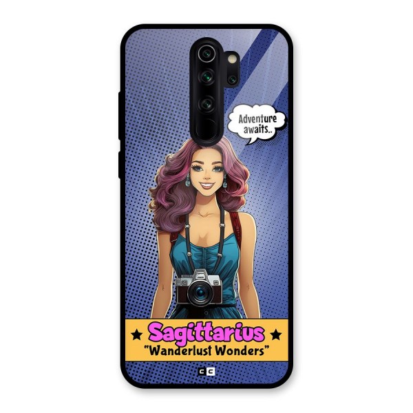 Wonderful Sagittarius Glass Back Case for Redmi Note 8 Pro