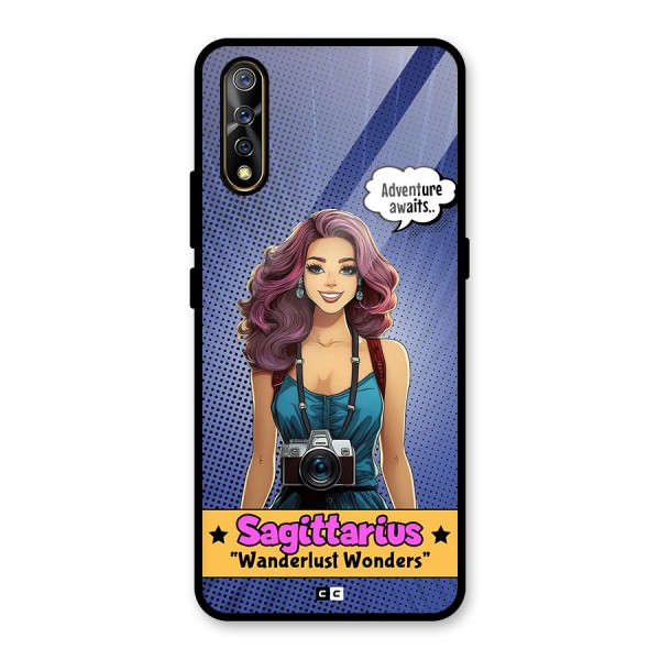 Wonderful Sagittarius Glass Back Case for Vivo S1