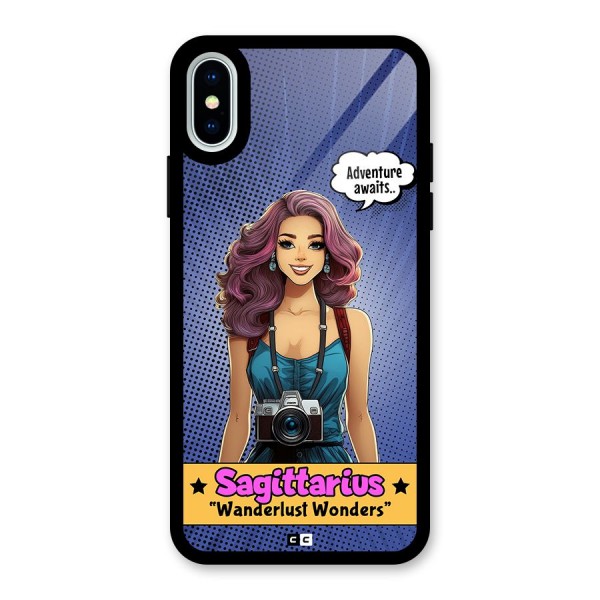 Wonderful Sagittarius Glass Back Case for iPhone X