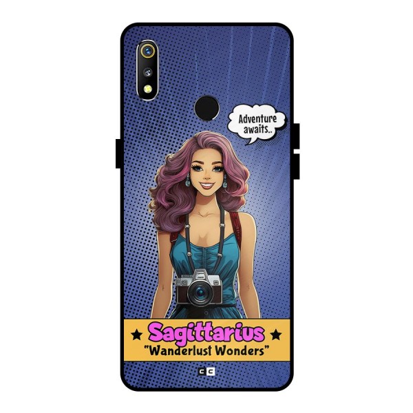 Wonderful Sagittarius Metal Back Case for Realme 3