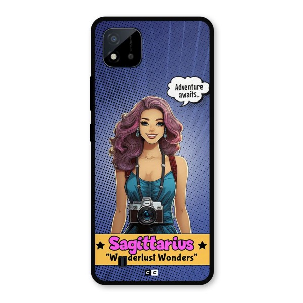 Wonderful Sagittarius Metal Back Case for Realme C11 2021