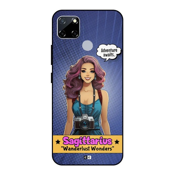 Wonderful Sagittarius Metal Back Case for Realme Narzo 30A