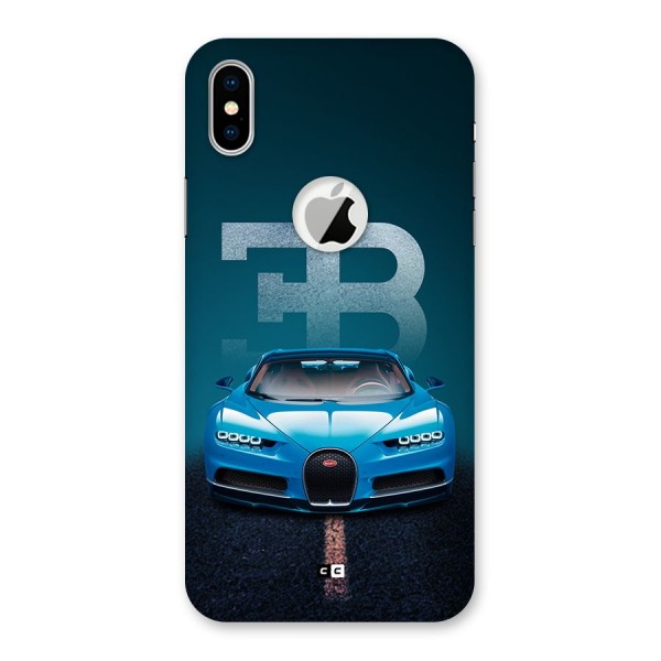 Wonderful Supercar Back Case for iPhone XS Logo Cut