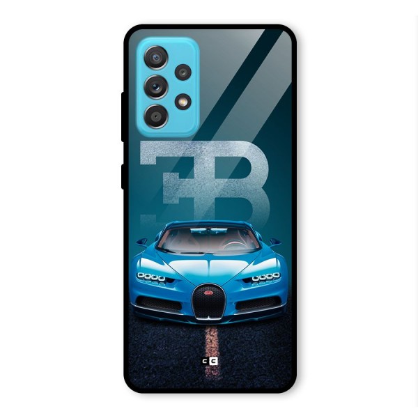 Wonderful Supercar Glass Back Case for Galaxy A52s 5G