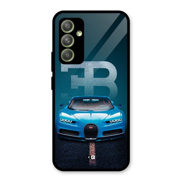 Wonderful Supercar Glass Back Case for Galaxy A54