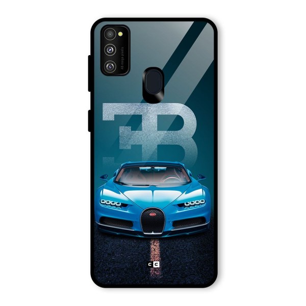 Wonderful Supercar Glass Back Case for Galaxy M21