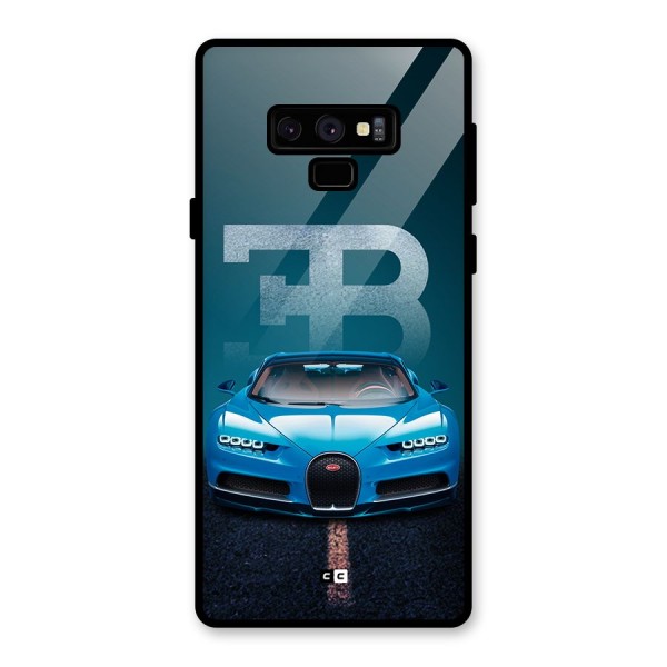 Wonderful Supercar Glass Back Case for Galaxy Note 9