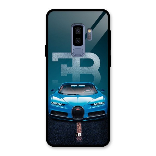 Wonderful Supercar Glass Back Case for Galaxy S9 Plus