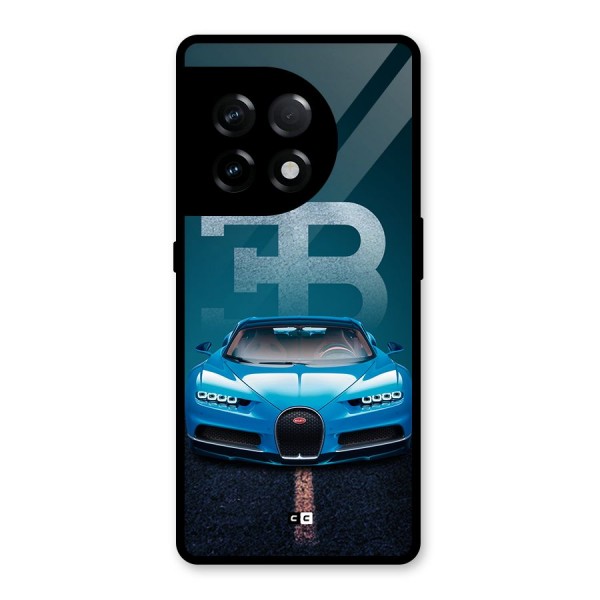 Wonderful Supercar Glass Back Case for OnePlus 11R