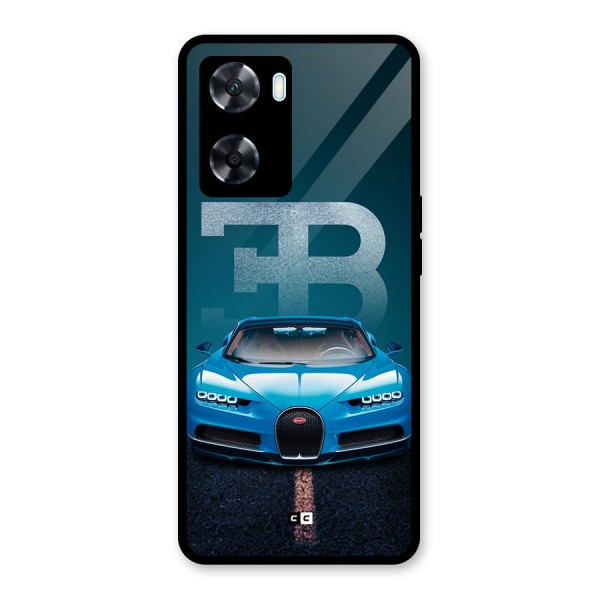 Wonderful Supercar Glass Back Case for Oppo A77s