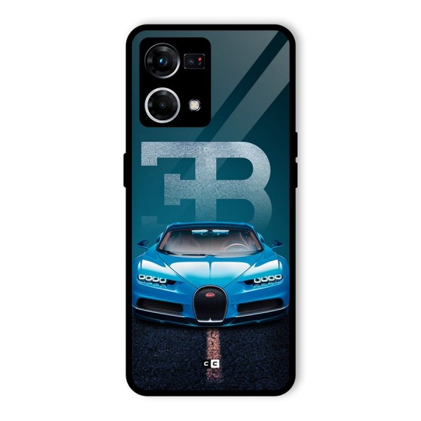 Wonderful Supercar Glass Back Case for Oppo F21s Pro 4G