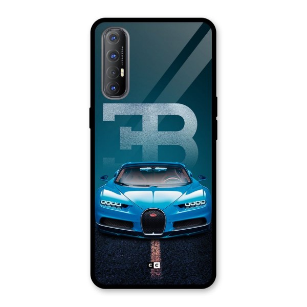 Wonderful Supercar Glass Back Case for Oppo Reno3 Pro