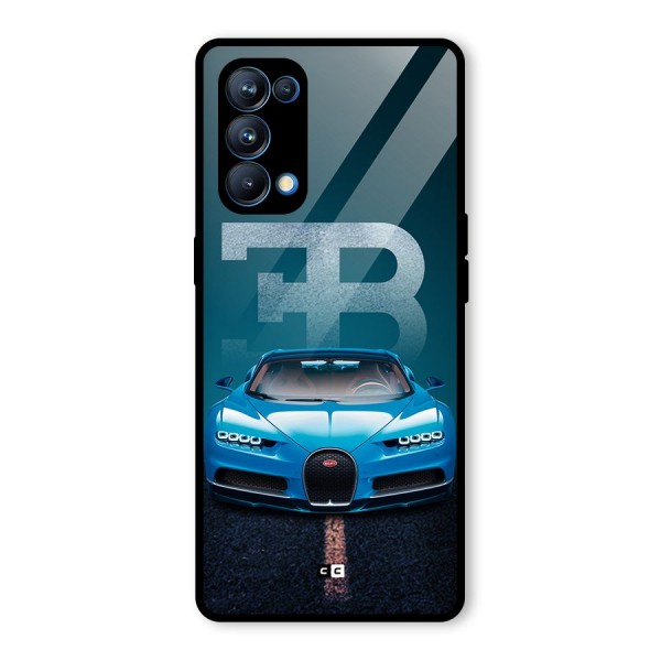 Wonderful Supercar Glass Back Case for Oppo Reno5 Pro 5G