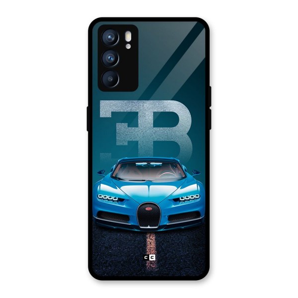 Wonderful Supercar Glass Back Case for Oppo Reno6 5G