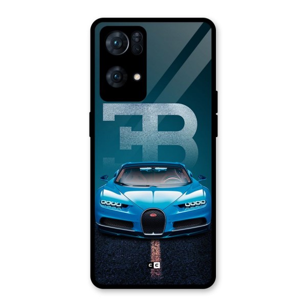 Wonderful Supercar Glass Back Case for Oppo Reno7 Pro 5G