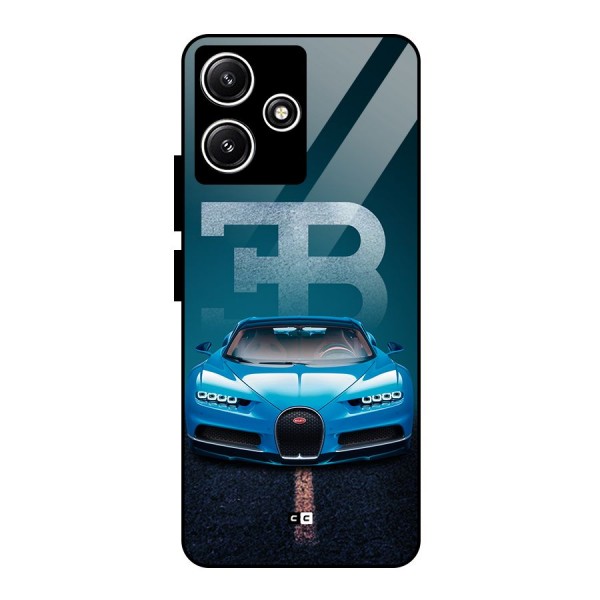 Wonderful Supercar Glass Back Case for Poco M6 Pro