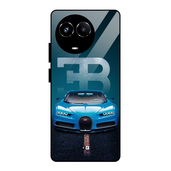 Wonderful Supercar Glass Back Case for Realme Narzo 60X