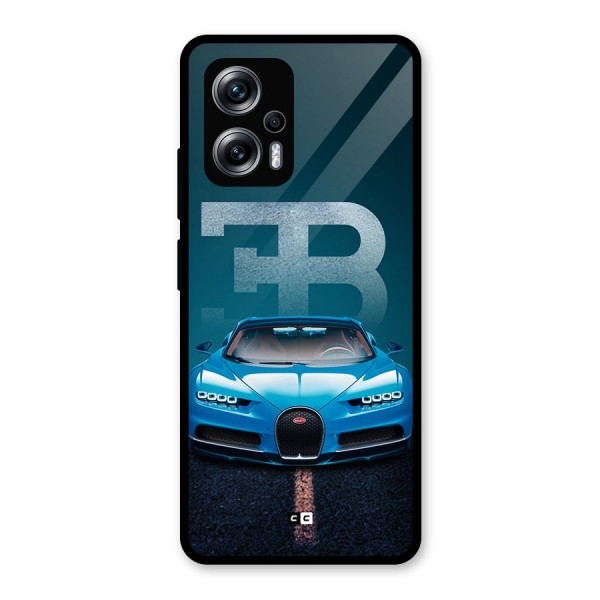 Wonderful Supercar Glass Back Case for Redmi K50i