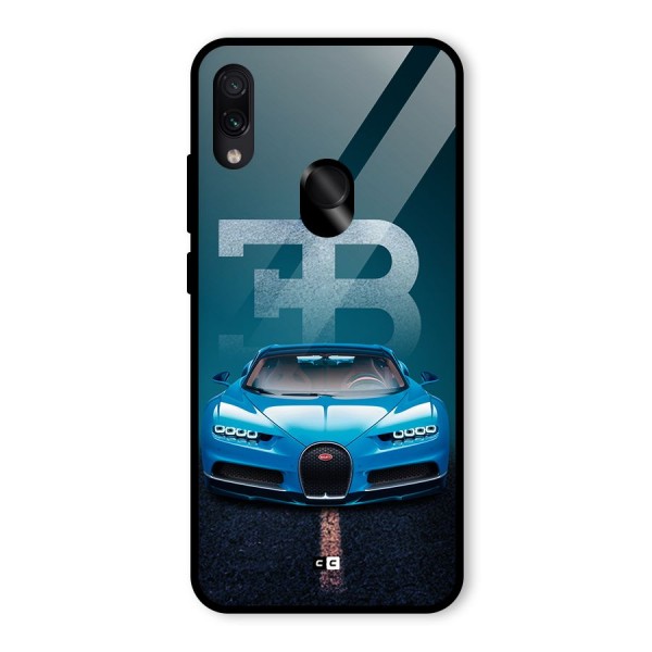 Wonderful Supercar Glass Back Case for Redmi Note 7